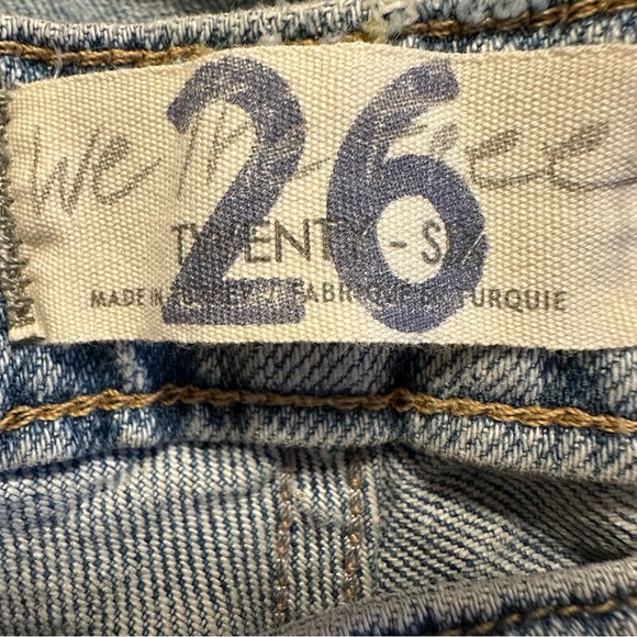 We The Free/Free People Distressed Fray Hem Stretch Size 26(28X30) Mid rise - Picture 9 of 9